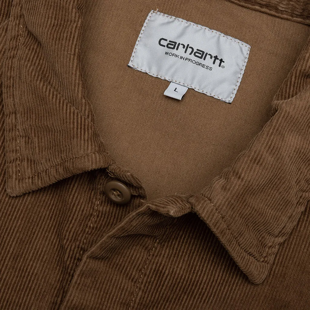 Dixon Shirt Jacket Rinsed - Hamilton Brown