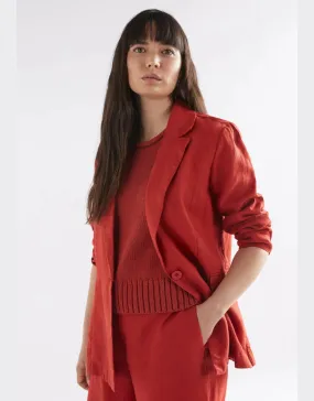 Elk - Ilona Linen Blazer Sangria