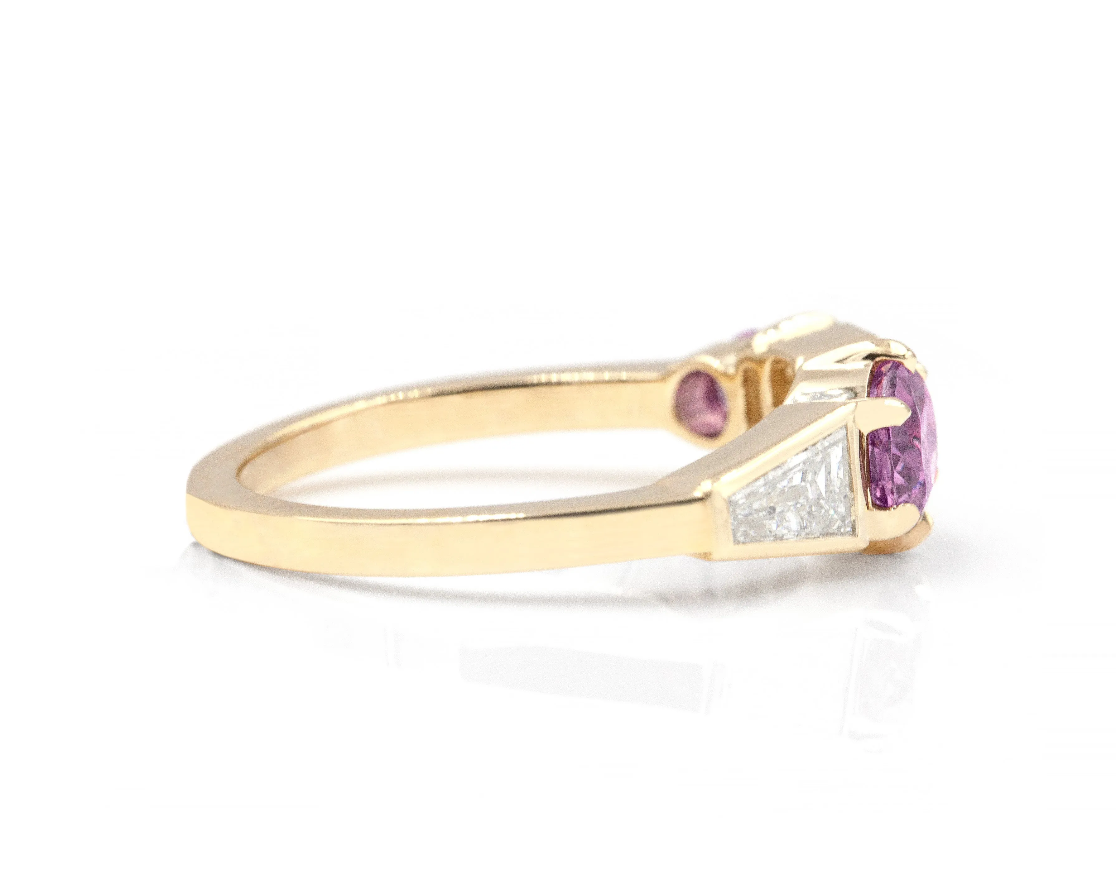 Fuschia Patchwork Ring