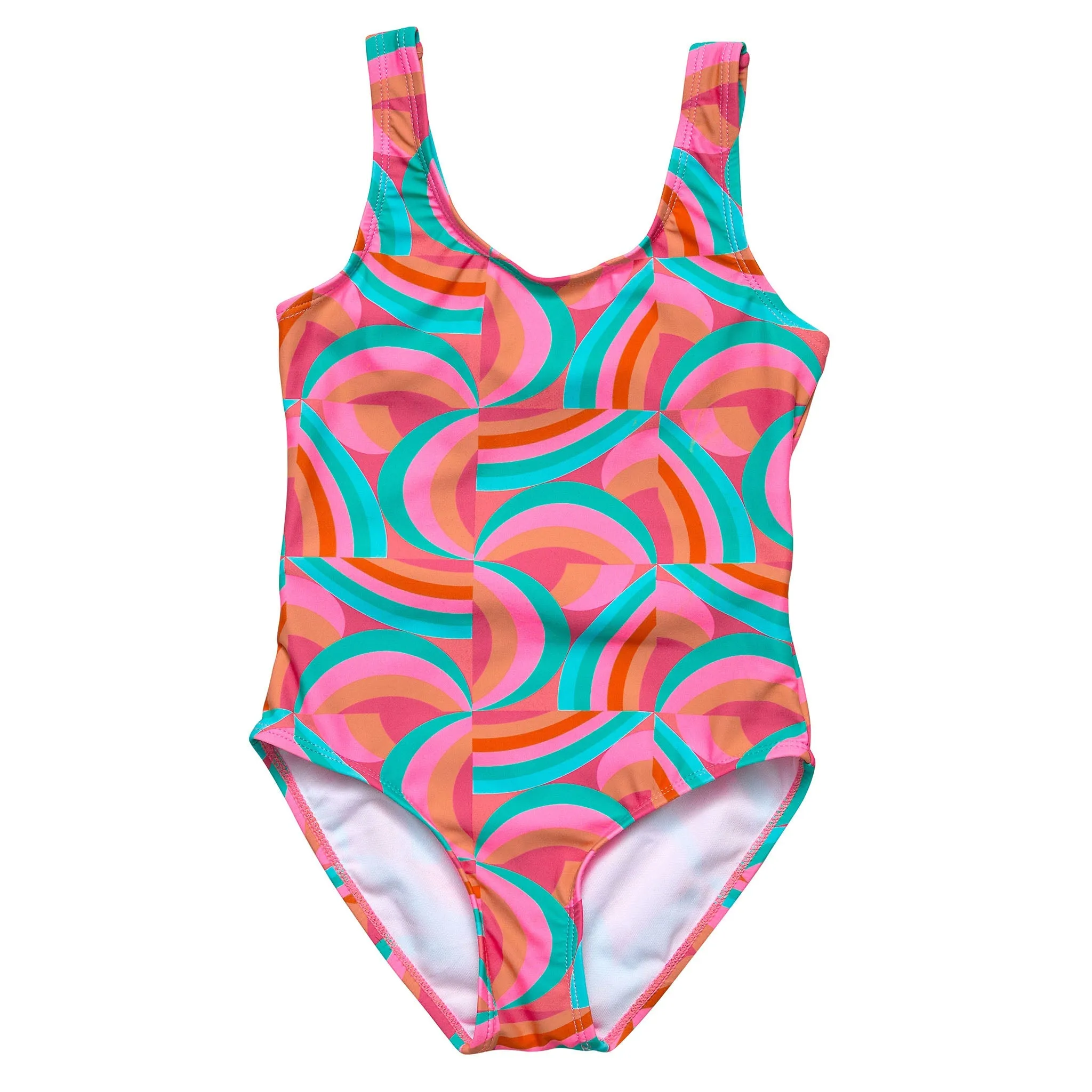 Geo Melon Sustainable Tie Back Swimsuit