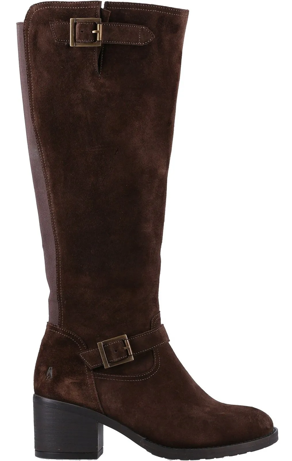 Hush Puppies Heidi Womens Suede Leather Knee Boot