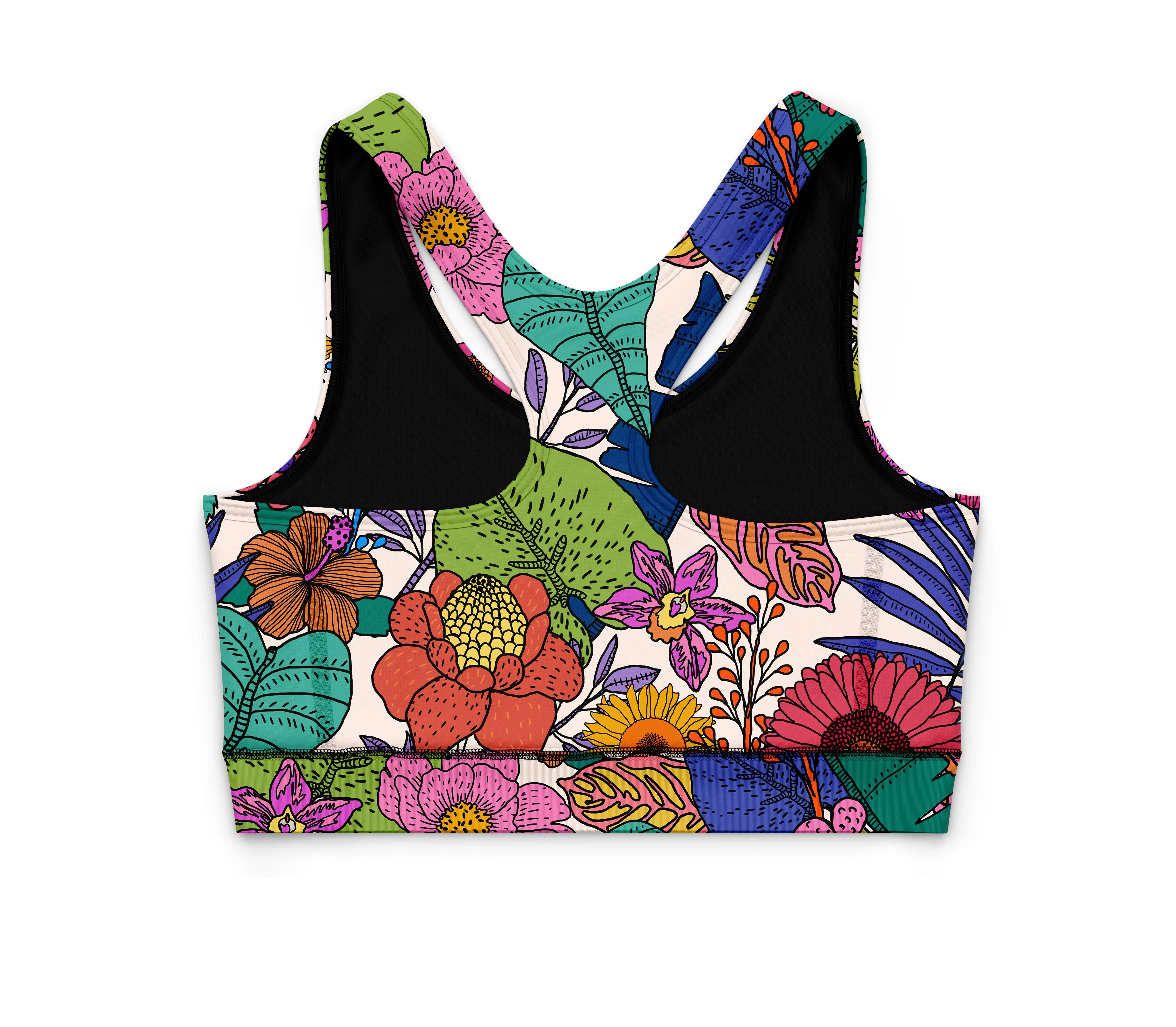 I bring you flowers'' luxe crop top