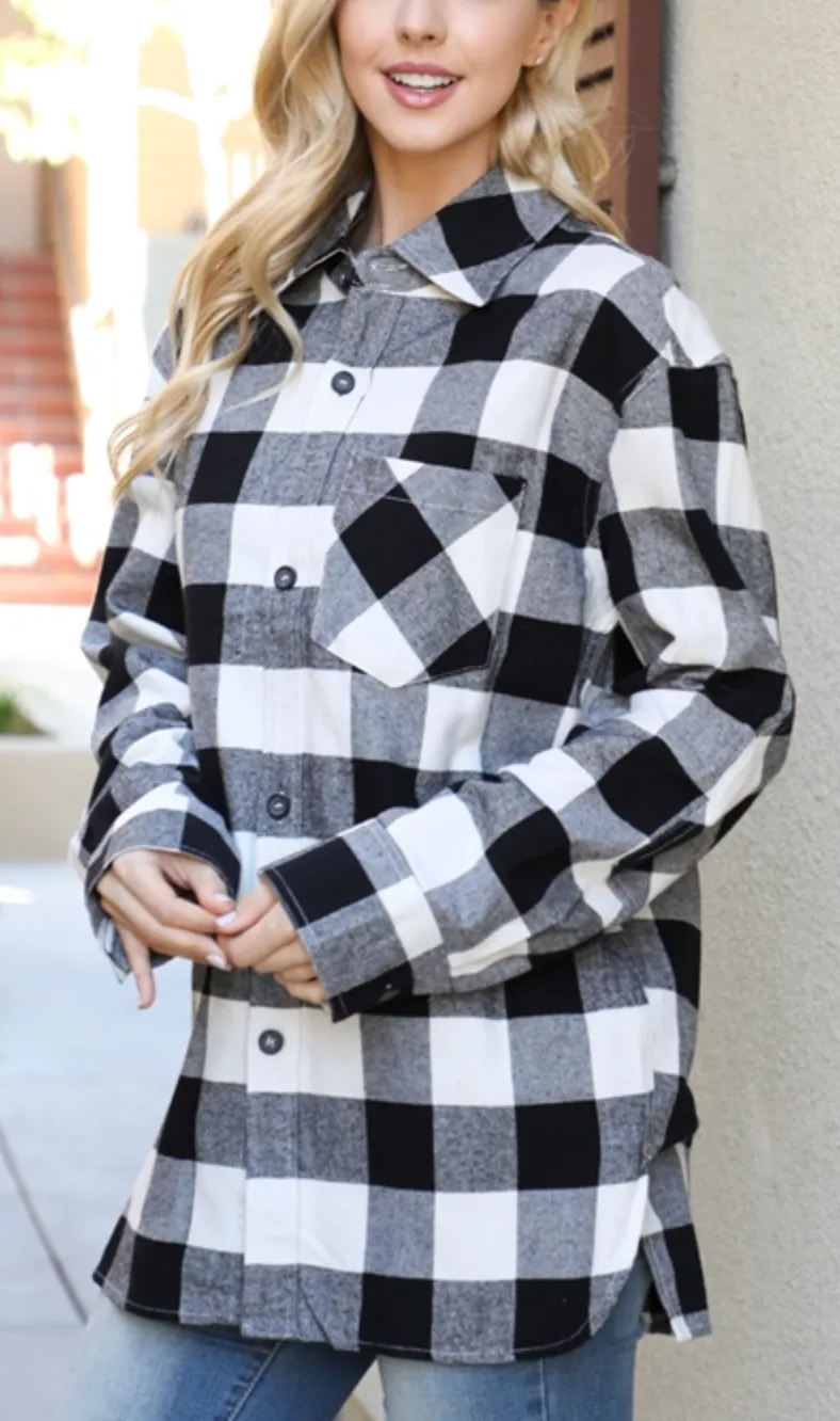 In & Out Pocket Flannel