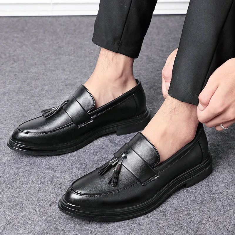 INSTOCK-Men's shoes summer all-match trending patent leather