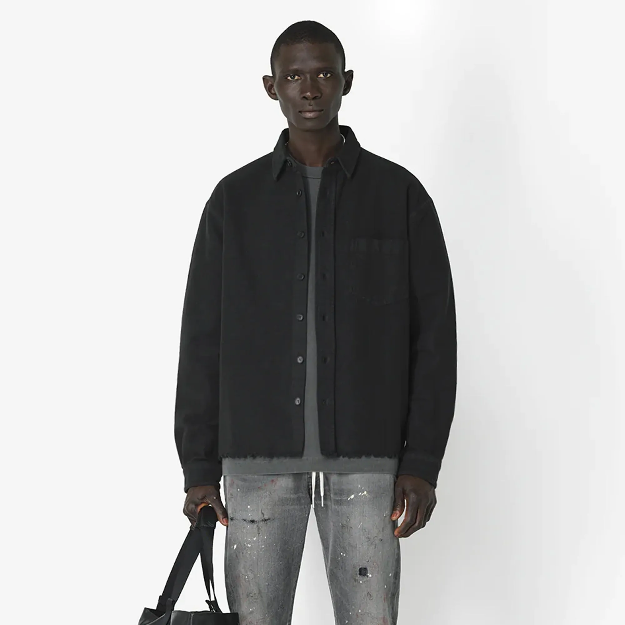 John Elliott Mens Hemi Oversized Shirt