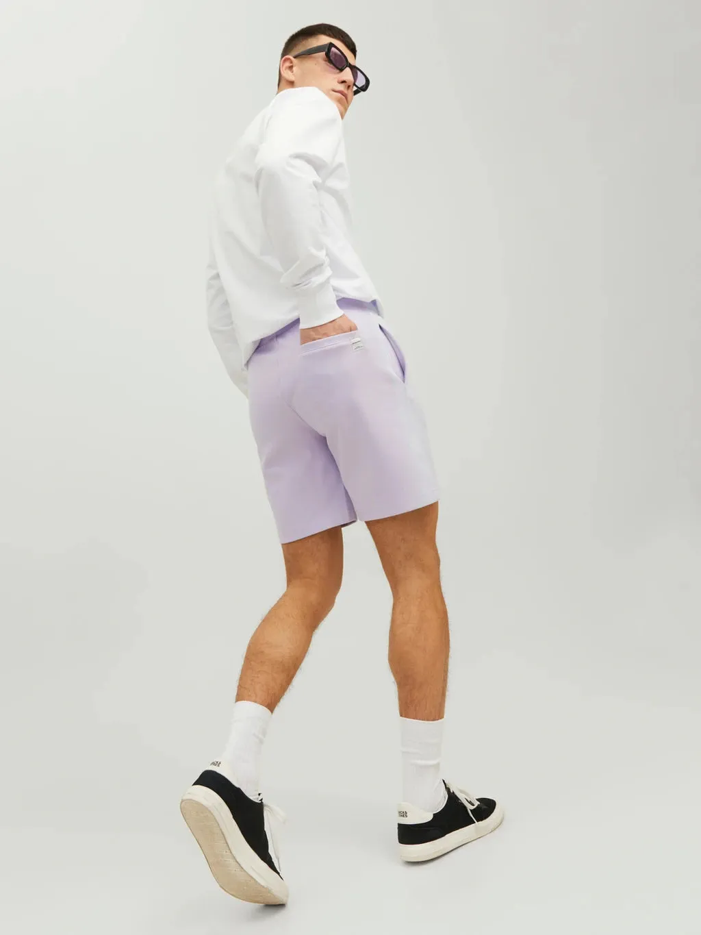 JPSTNEWBASIC Sweat Shorts (Orchid)