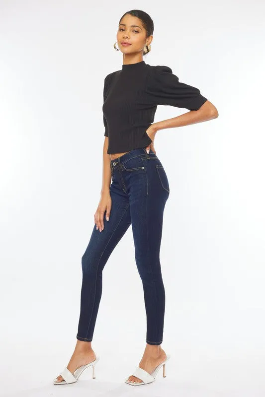 KanCan Mid Rise Basic Super Skinny Jeans