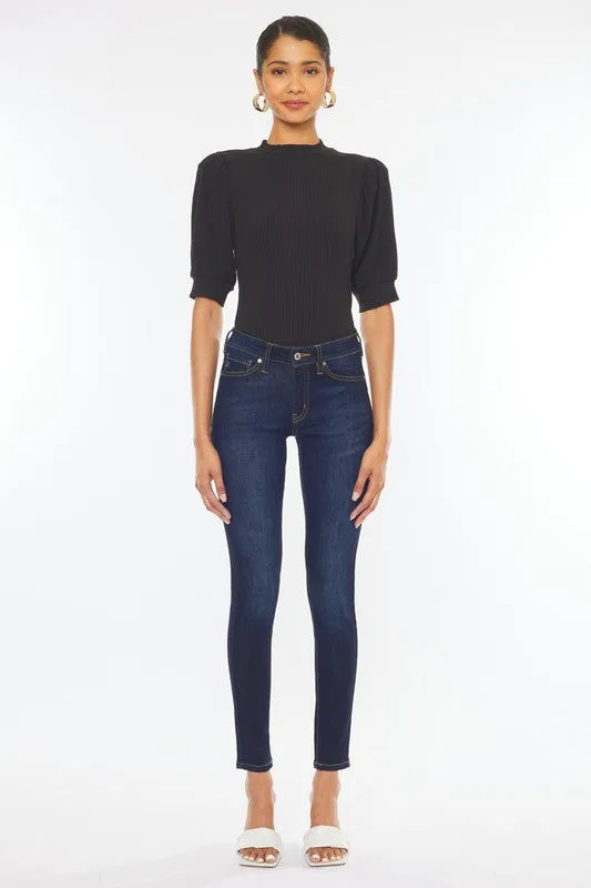 KanCan Mid Rise Basic Super Skinny Jeans