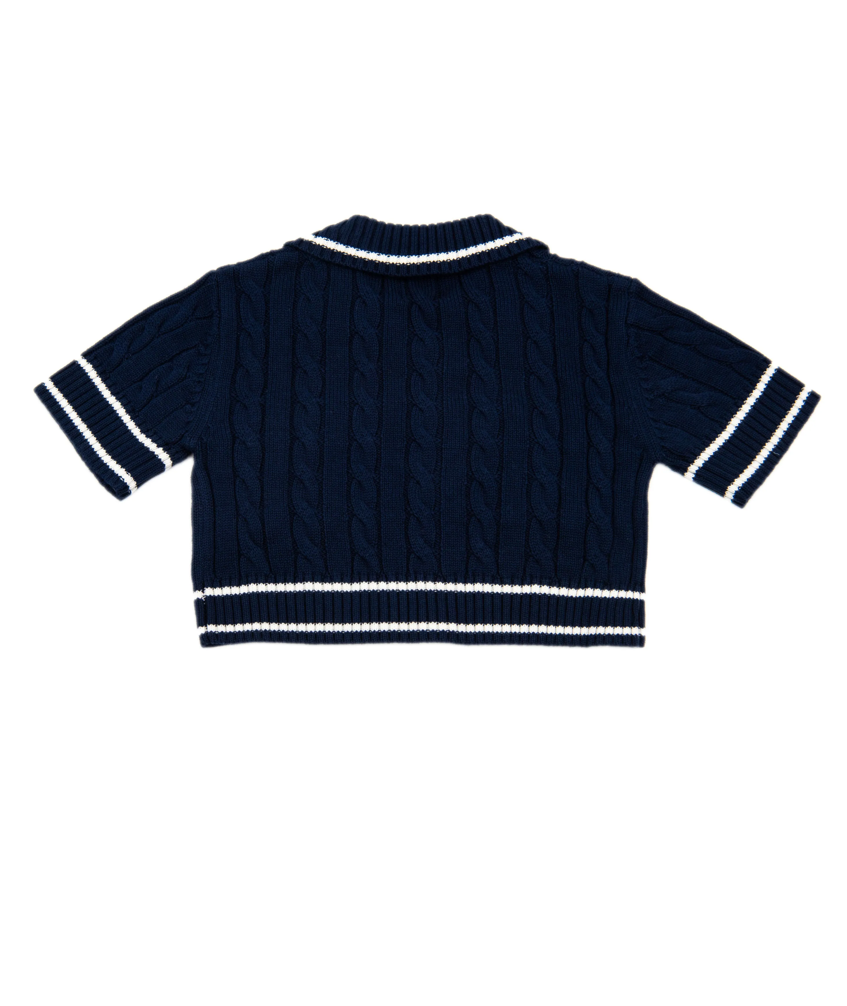 Katie J NYC Girls Navy/White Brennan Top