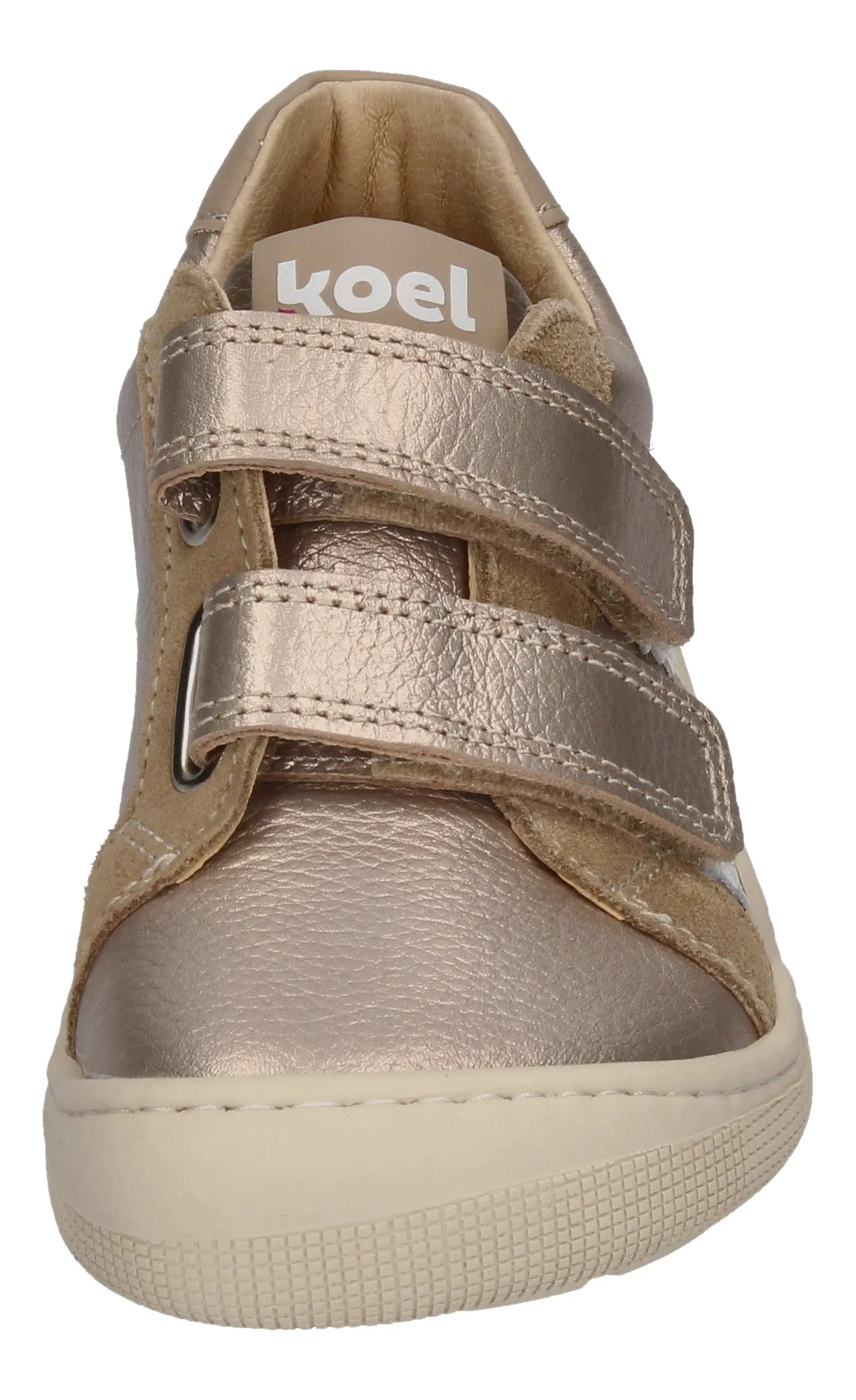 KOEL Barefoot Children's Shoes - Sneakers DENIS METALIC champagne