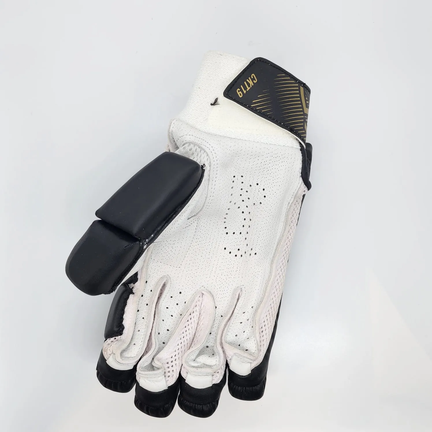 Kookaburra Kahuna Players Cricket Batting Gloves, Men Size Golden Black - For Right Hand Players