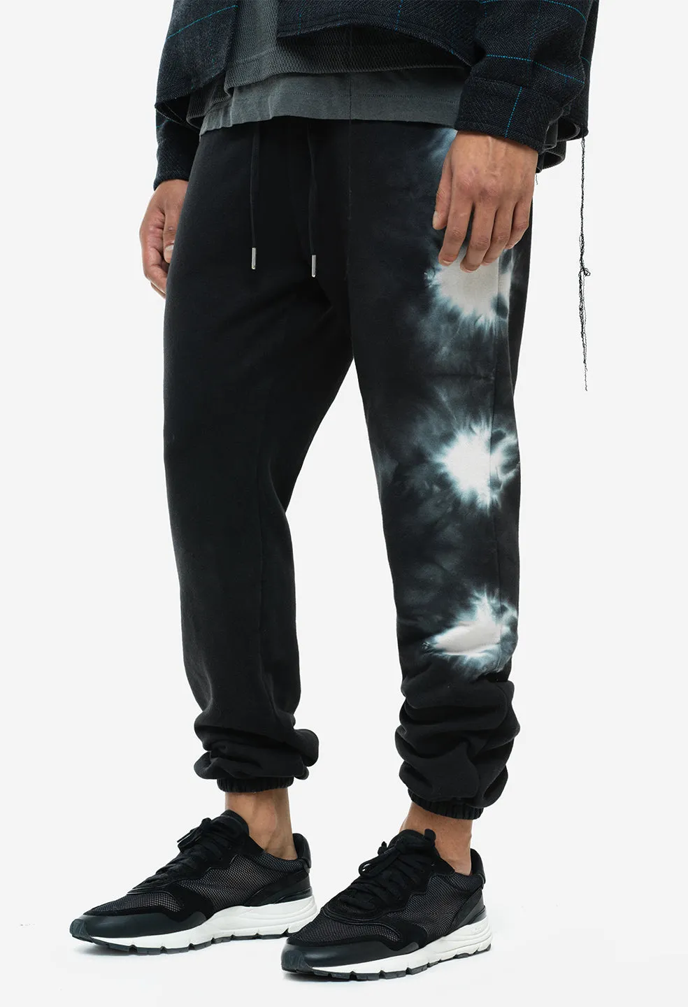 LA Sweatpants / Black Shibori