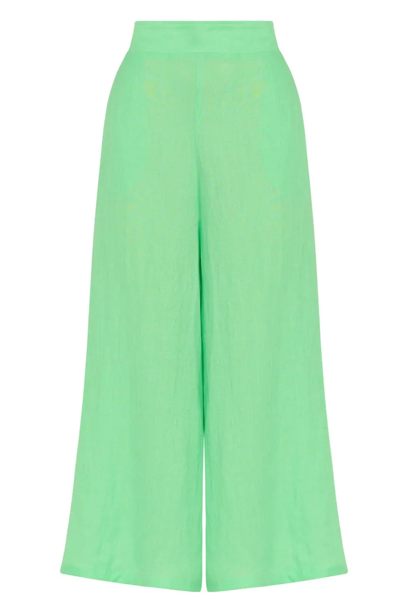 La Vie Crop Pant, Kiwi