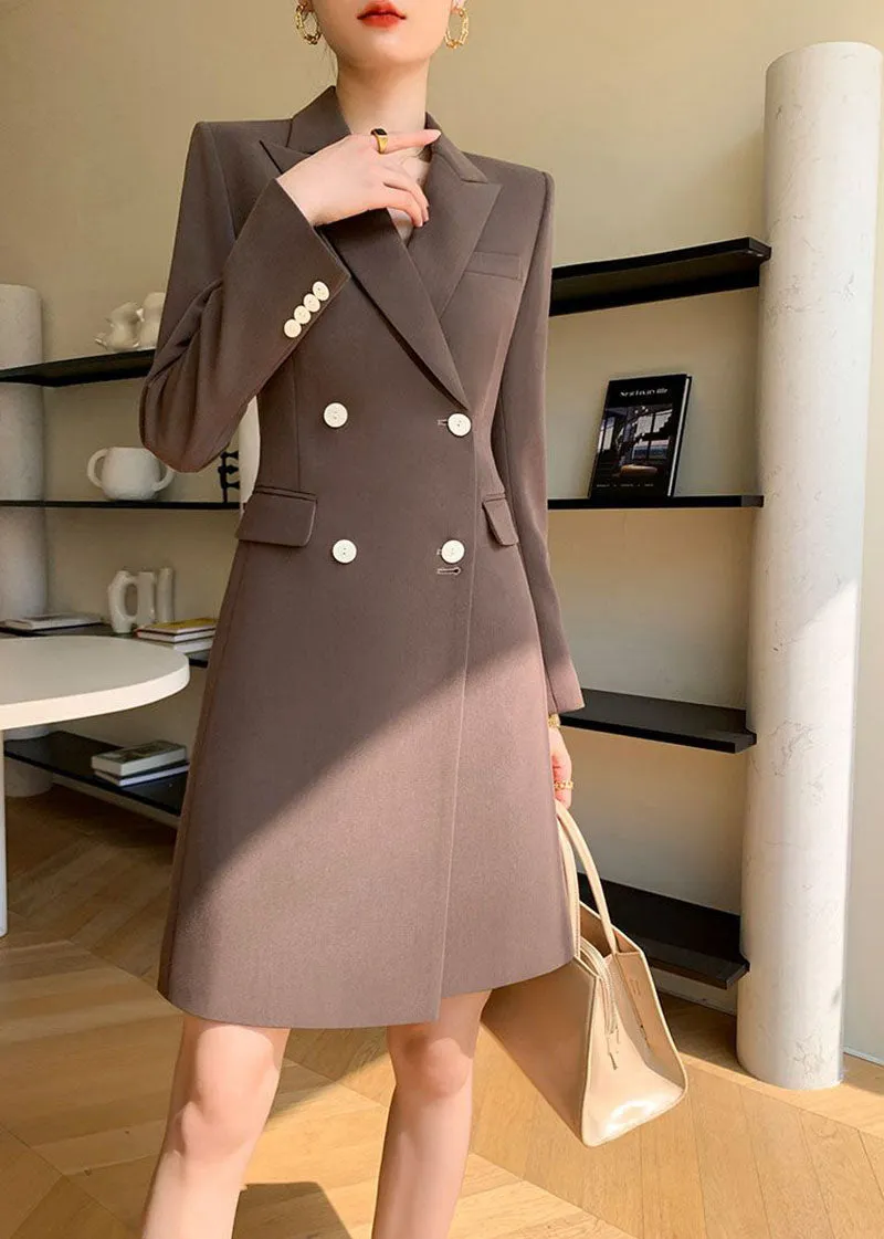 Larissa Long Sleeve Double Breasted Blazer Dress