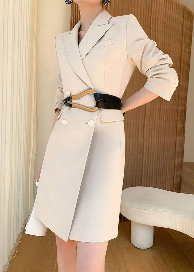 Larissa Long Sleeve Double Breasted Blazer Dress