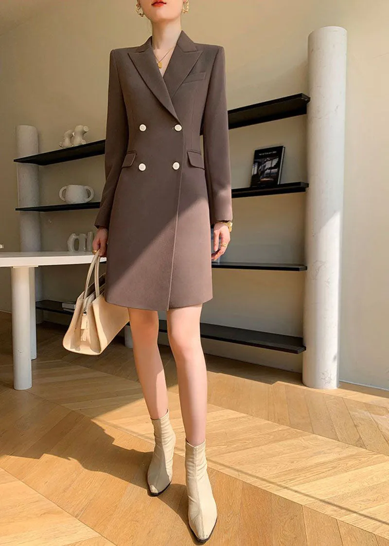 Larissa Long Sleeve Double Breasted Blazer Dress