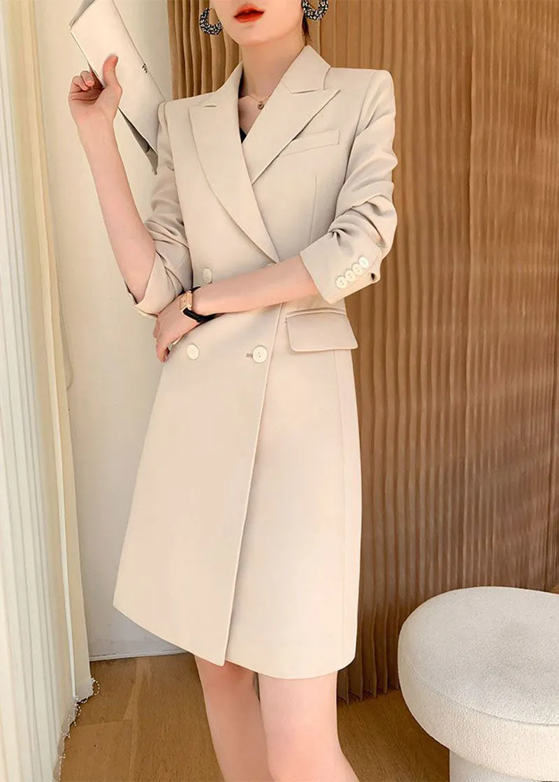 Larissa Long Sleeve Double Breasted Blazer Dress