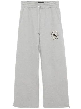 LOGO-APPLIQU DRAWSTRING TRACK PANTS