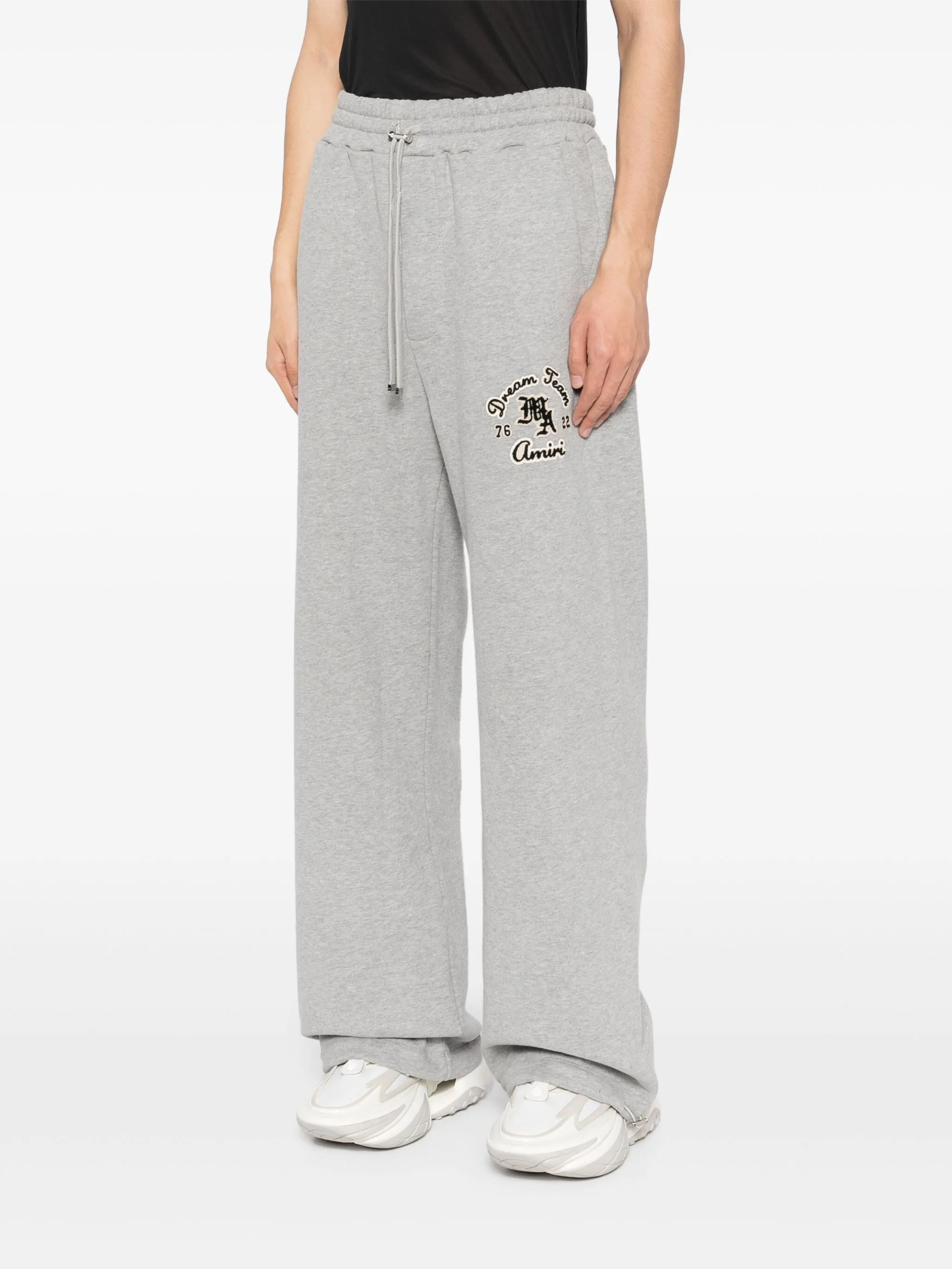 LOGO-APPLIQU DRAWSTRING TRACK PANTS