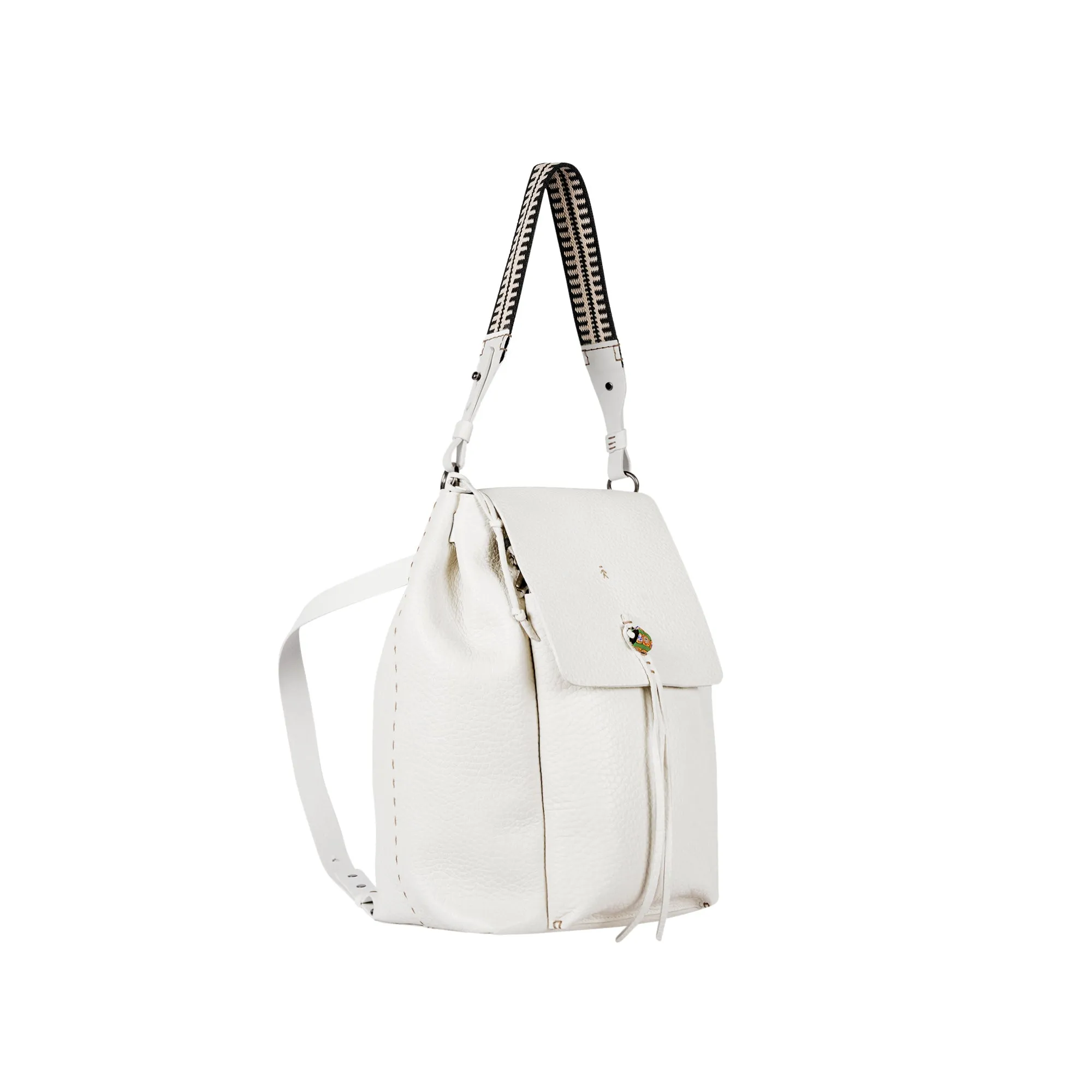 Marika Backpack L Greca Rhino Chalk White