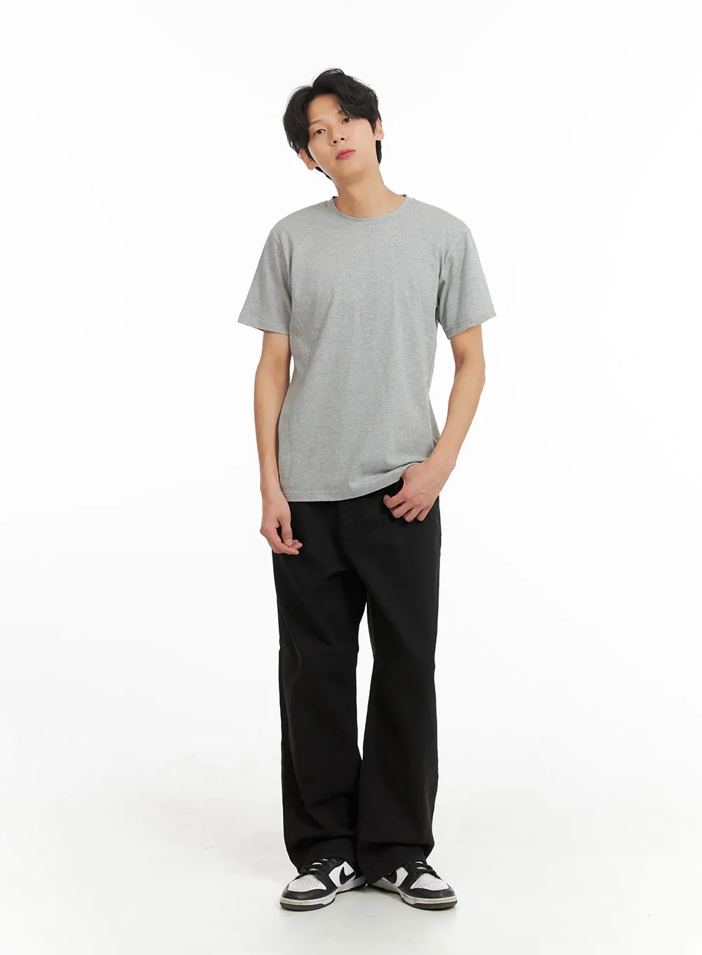 Men's Basic Cotton T-Shirt IA401