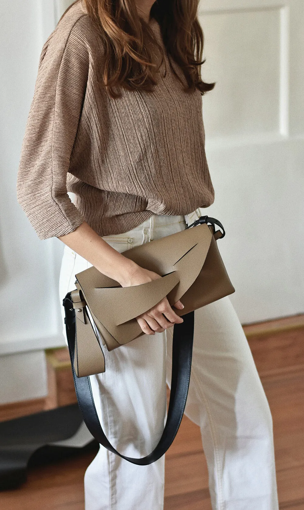 Mini Hybrid Bag - Textured Sand