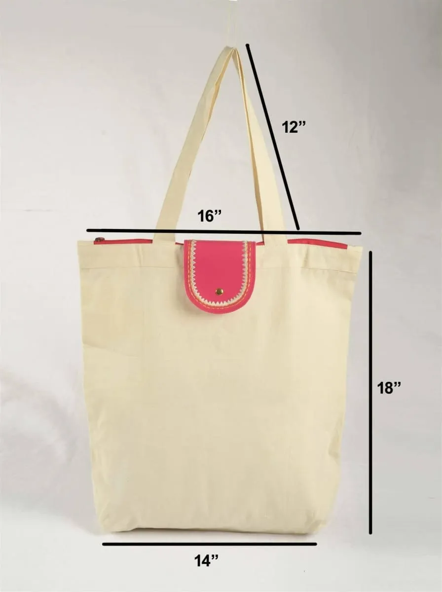 Natural cotton bag, reusable grocery bag, cloth tote bag, eco friendly bag, shopping bag, 18X16 inches