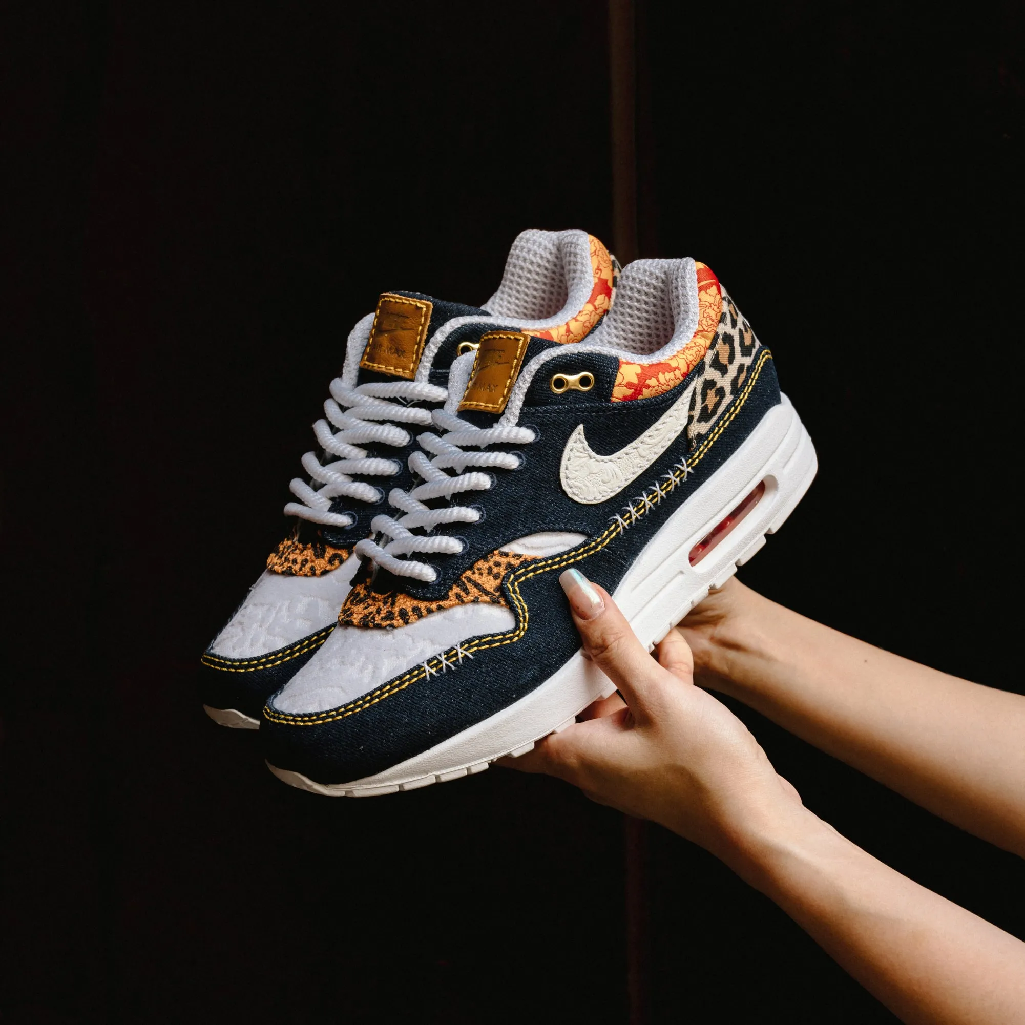 Nike Air Max 1 PRM "Denim Leopard" FJ4452-432