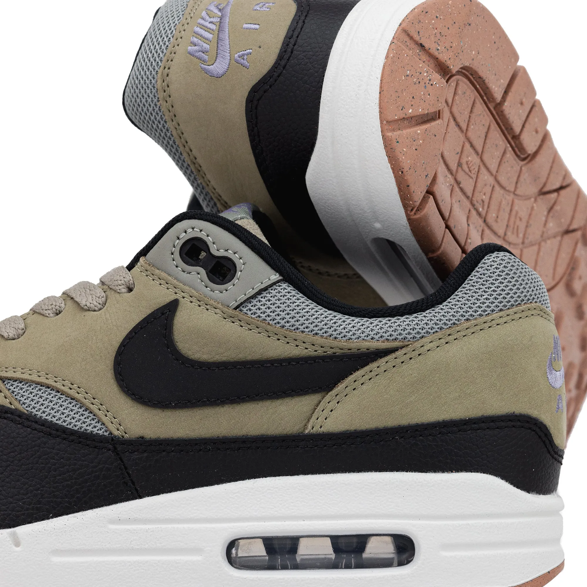 Nike Air Max 1 SC "Neutral Olive and Black" "Dark Stucco" FB9660-003