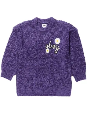 Obey Flora Sweater Passion Flower