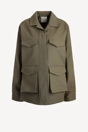 Oversized Jacke Army in Khaki