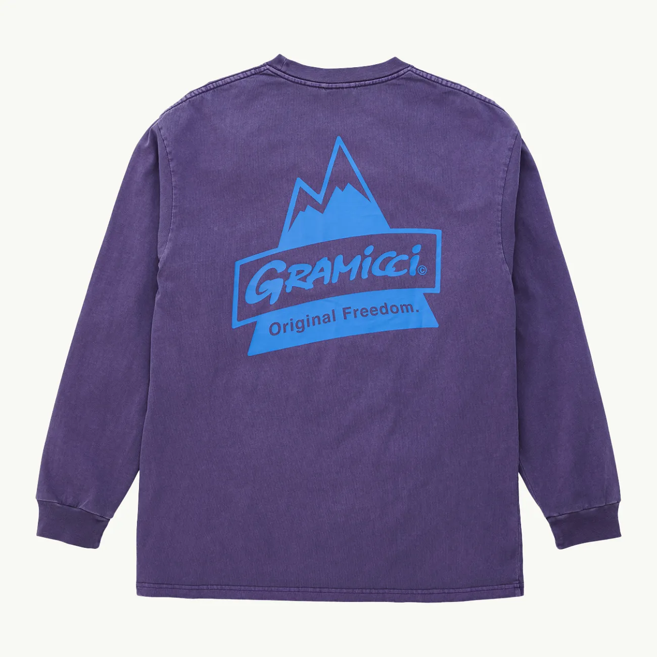 Peak LS Tee - Purple Pigment