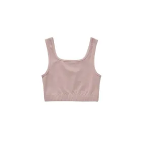 Play by Rylee & Cru Crop Fitted Tank - Mauve