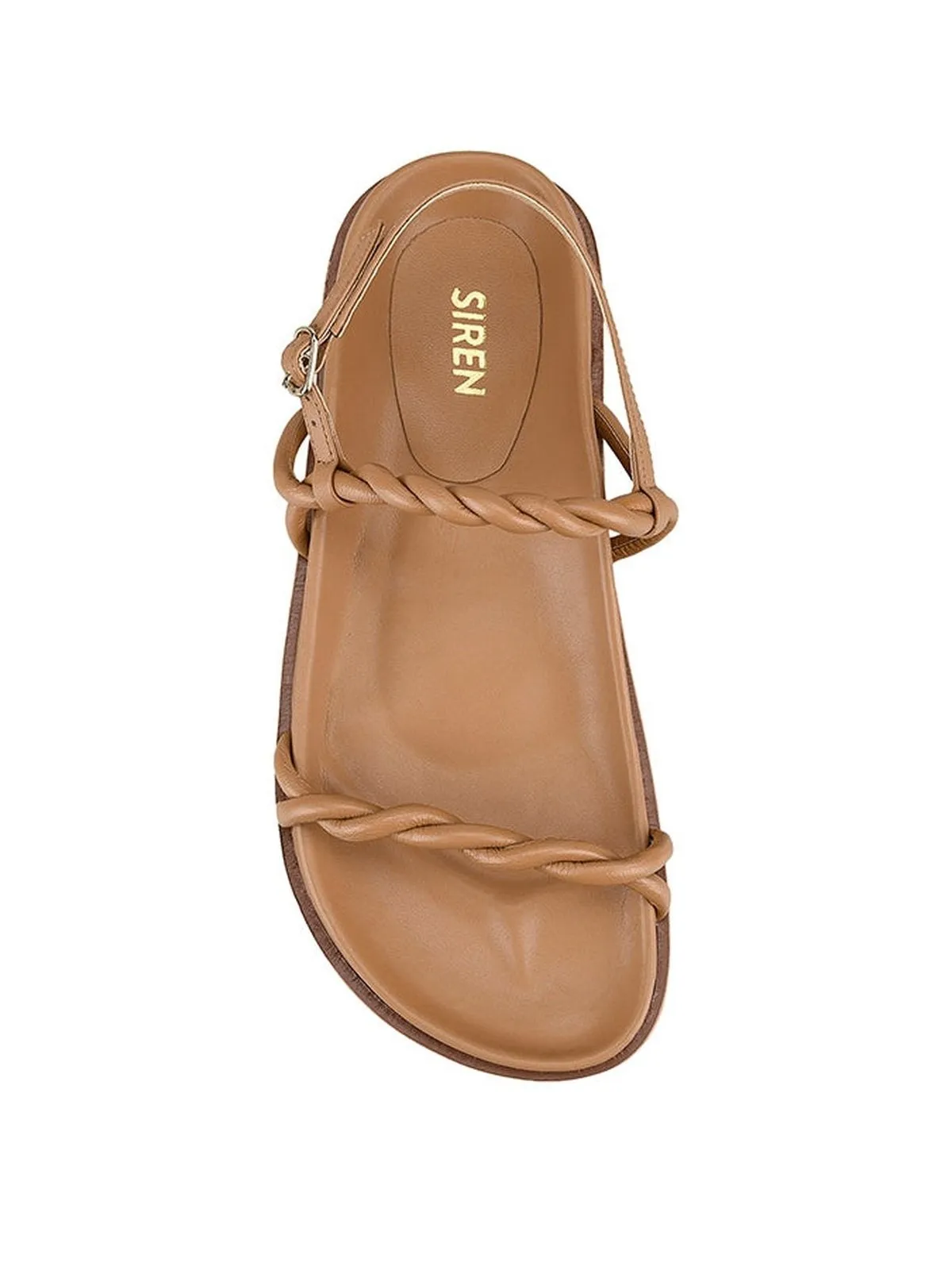 Rebekha Footbed Sandals - Soft Tan Leather