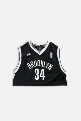 Rework Brooklyn Nets NBA Crop Jersey - S