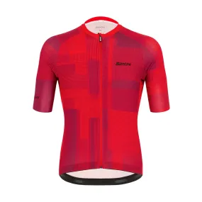 Santini Karma Kinetic Jersey - Red