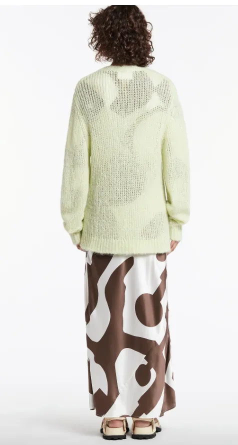 SIR The Label - Ciao Open Knit Sweater - Pistachio