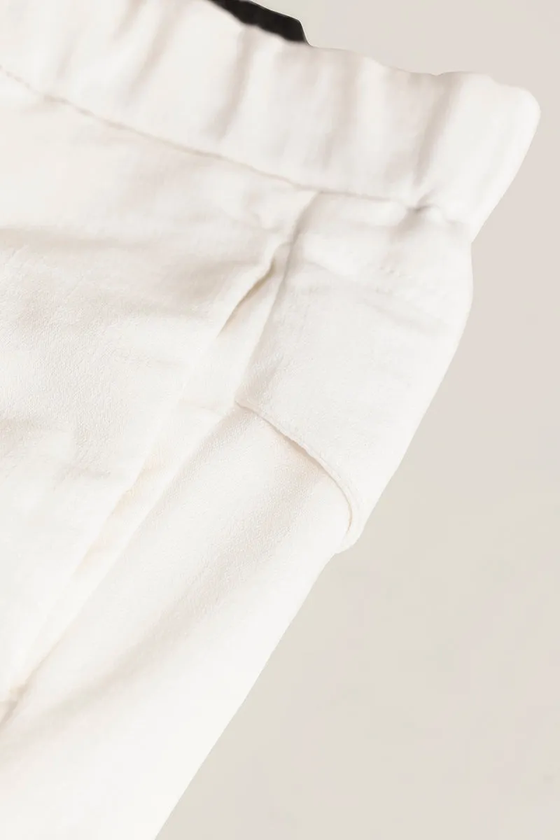 Soft Stride White Trouser