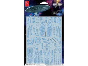 Star Trek: The Next Generation U.S.S. Enterprise NCC-1701-D Aztec Decal Set 1/1400 Scale by AMT