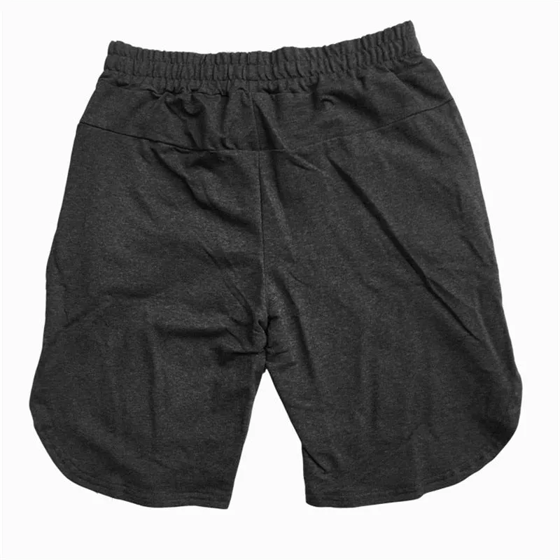 Summer Mens Slim Brand Shorts Calf-Length Fitness Sportswear