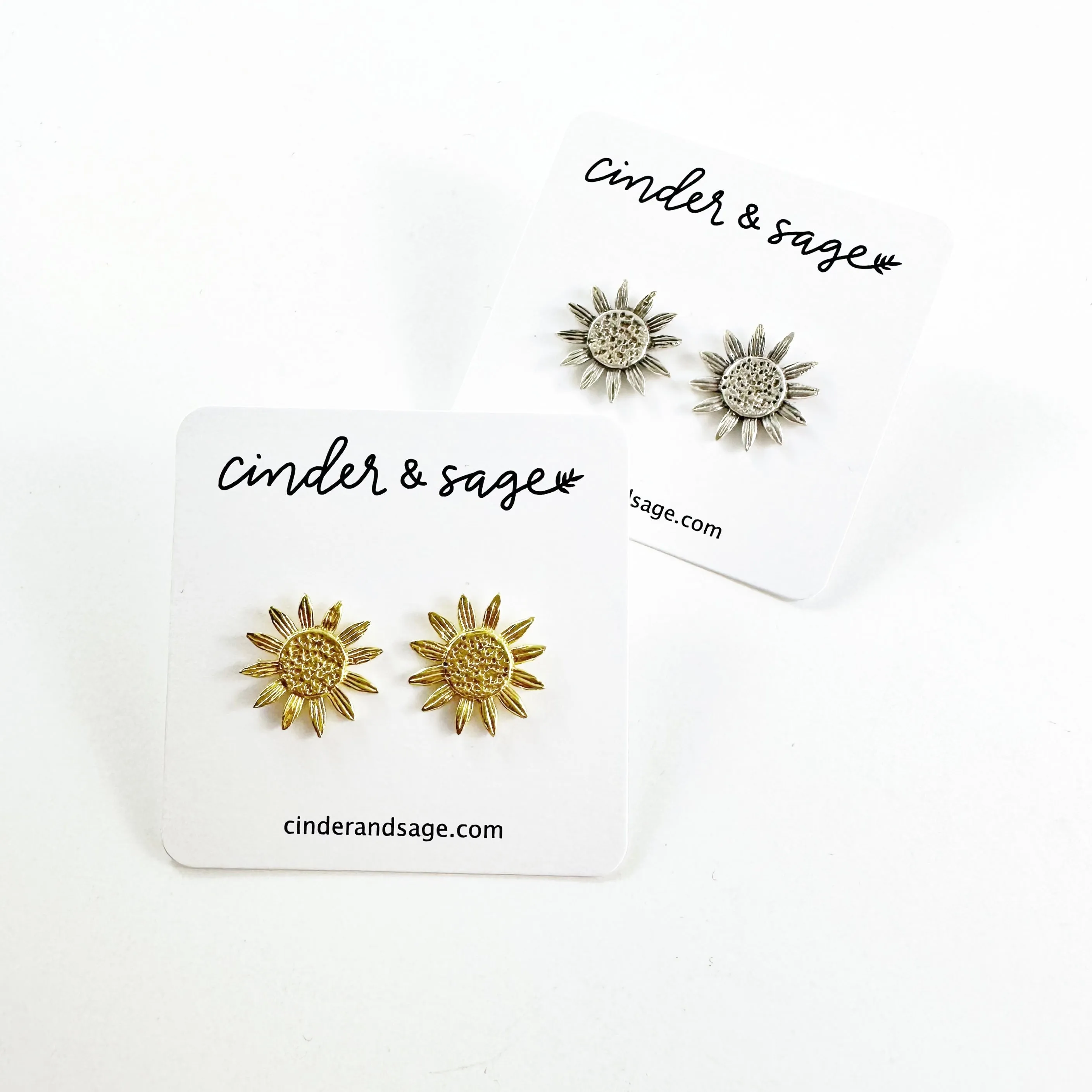 Sun To Me” Sunflower Studs