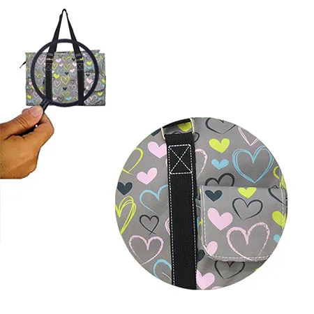 Sweet Hearts NGIL Zippered Caddy Large Organizer Tote Bag