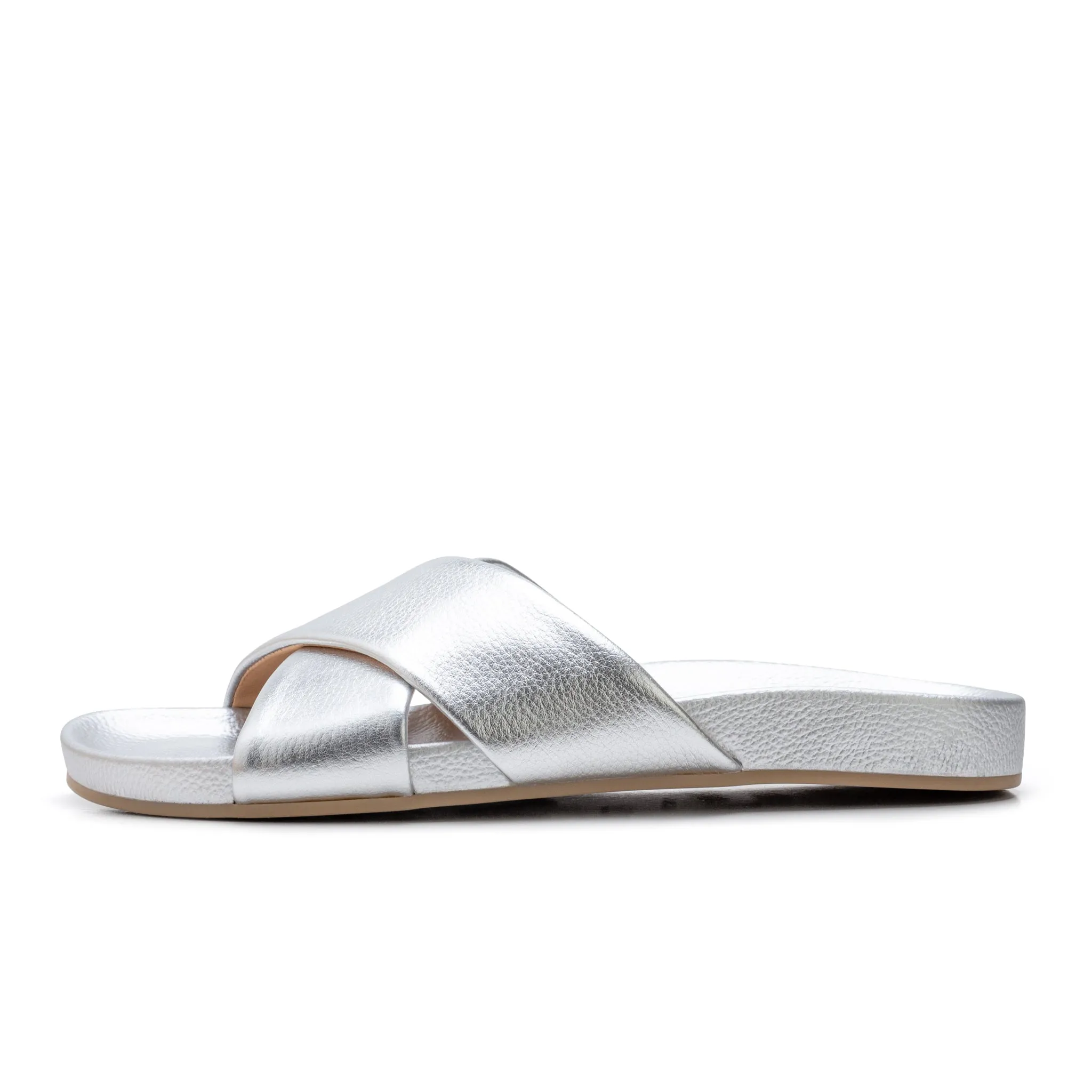 Tide Cross Slide Silver Tumble