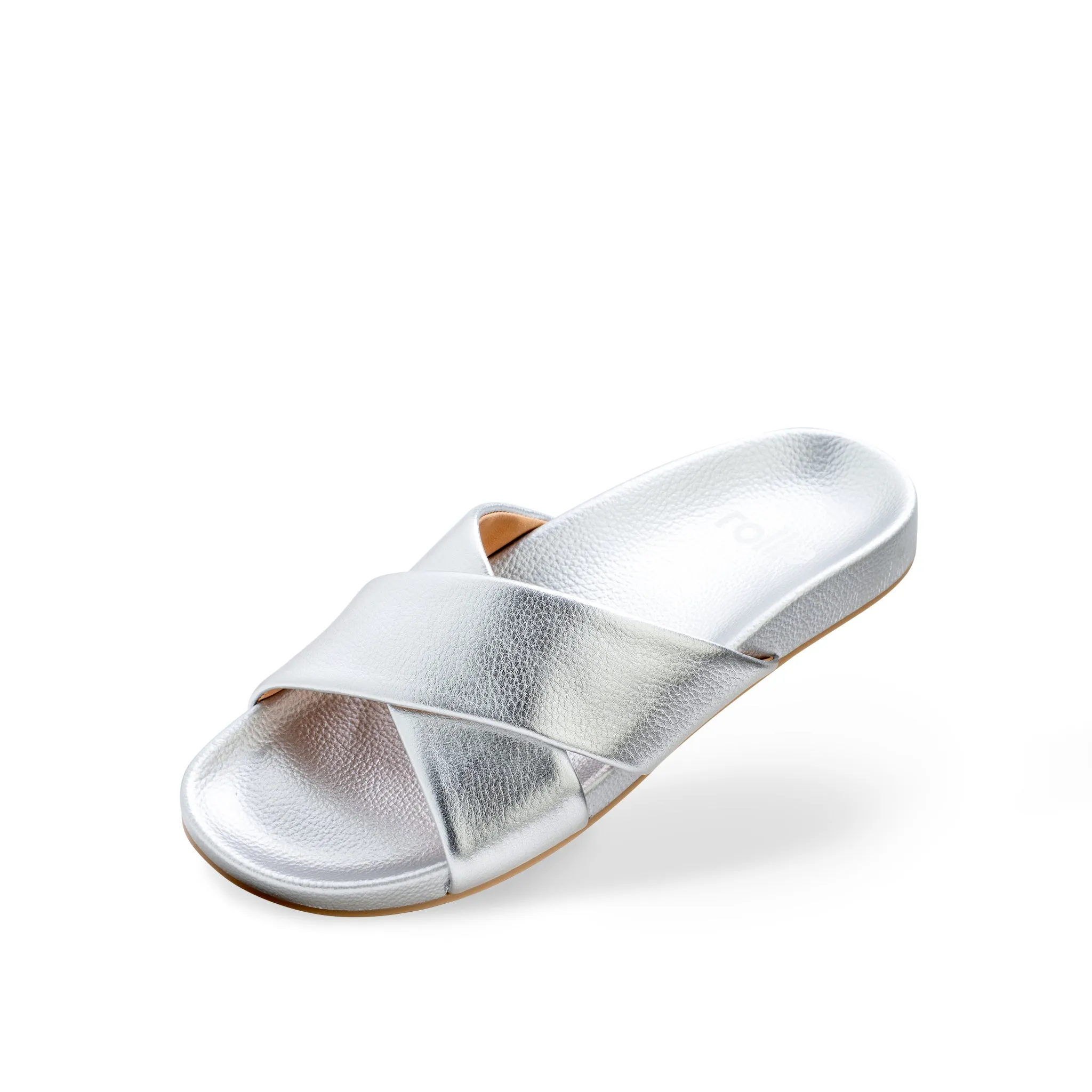 Tide Cross Slide Silver Tumble