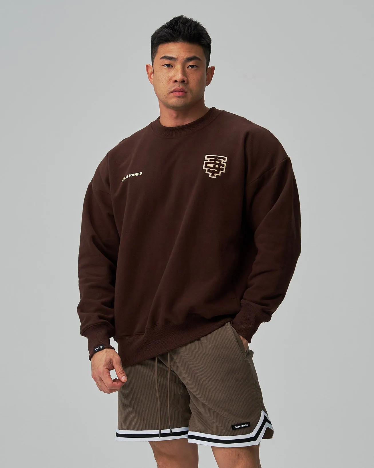 TJTC Heavy Stretch Embroidered Patch Pullover