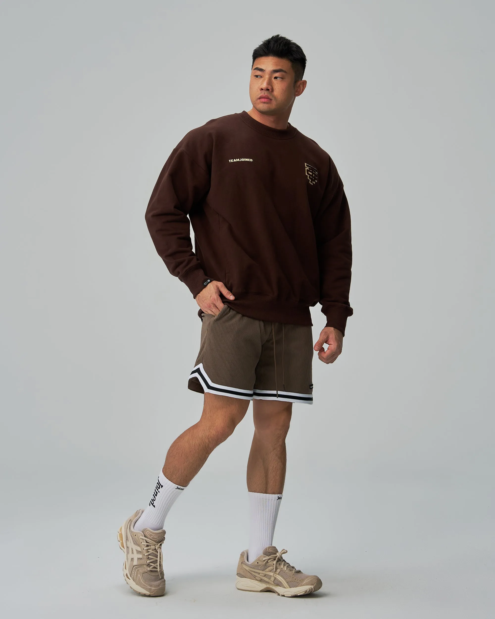 TJTC Heavy Stretch Embroidered Patch Pullover