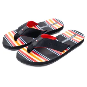 Tommy Hilfiger Flag Logo Flip Flop Men - BLKMLT