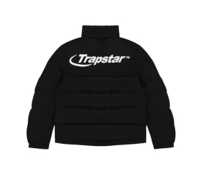 TRAPSTAR HYPERDRIVE PUFFER JACKET - BLACK / WHITE