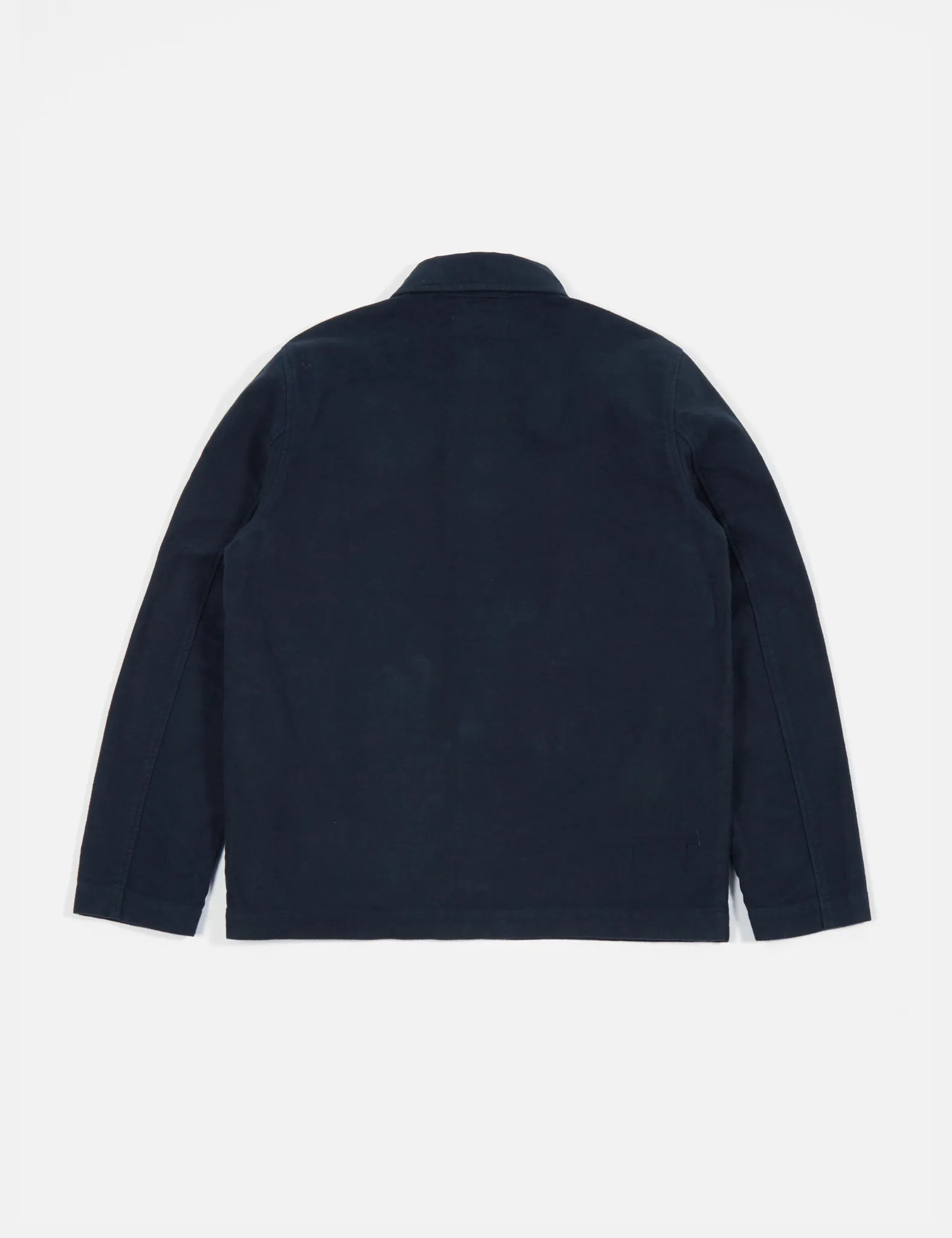 Universal Works Field Jacket (Moleskin) - Navy Blue