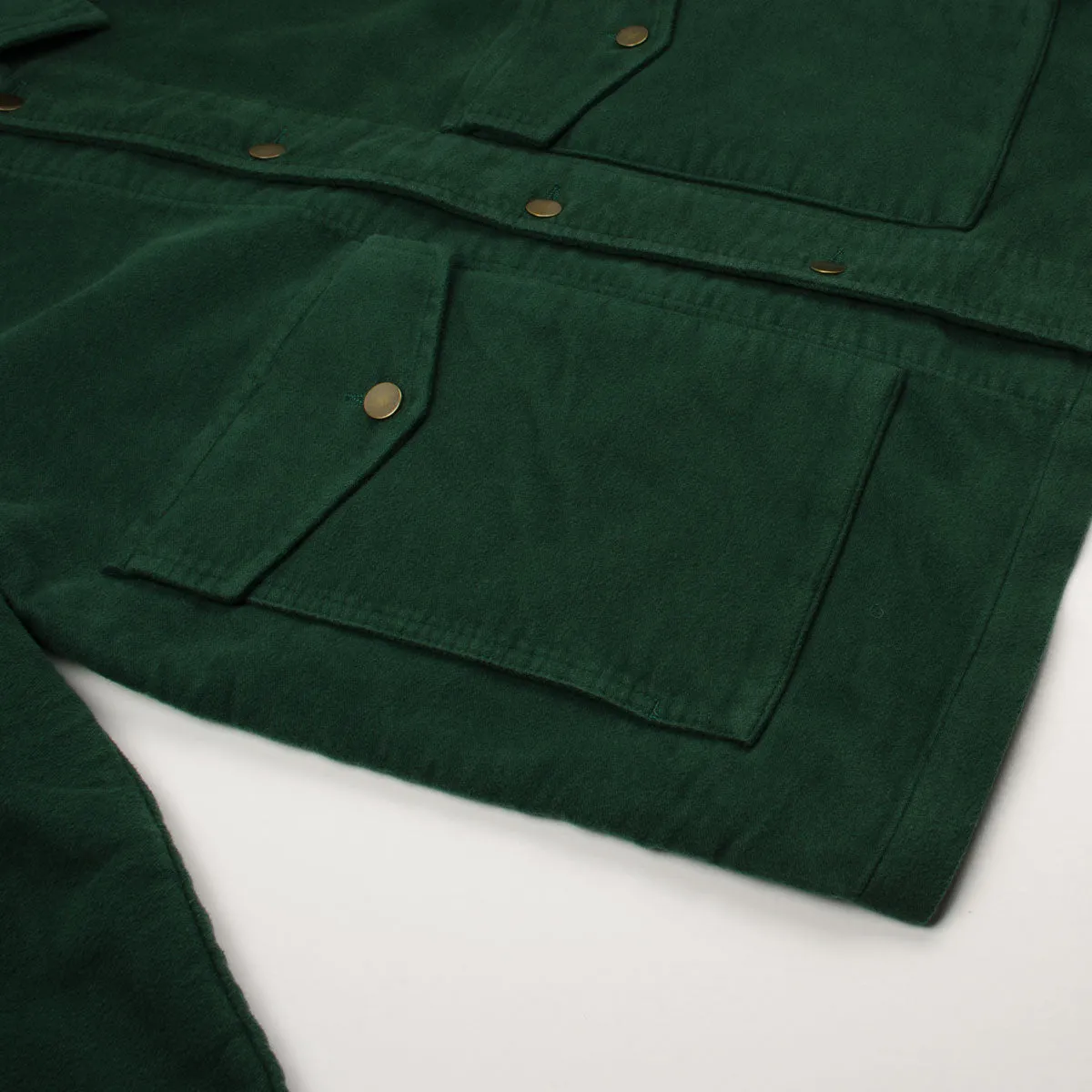 Universal Works - NW Jacket Moleskin - Forest Green